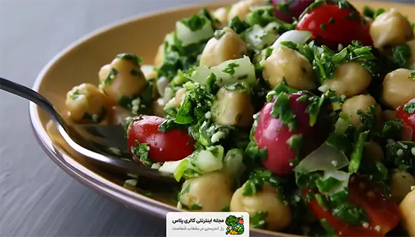 دستور غذای رژیمی برای لاغری با سبزیجات پخته