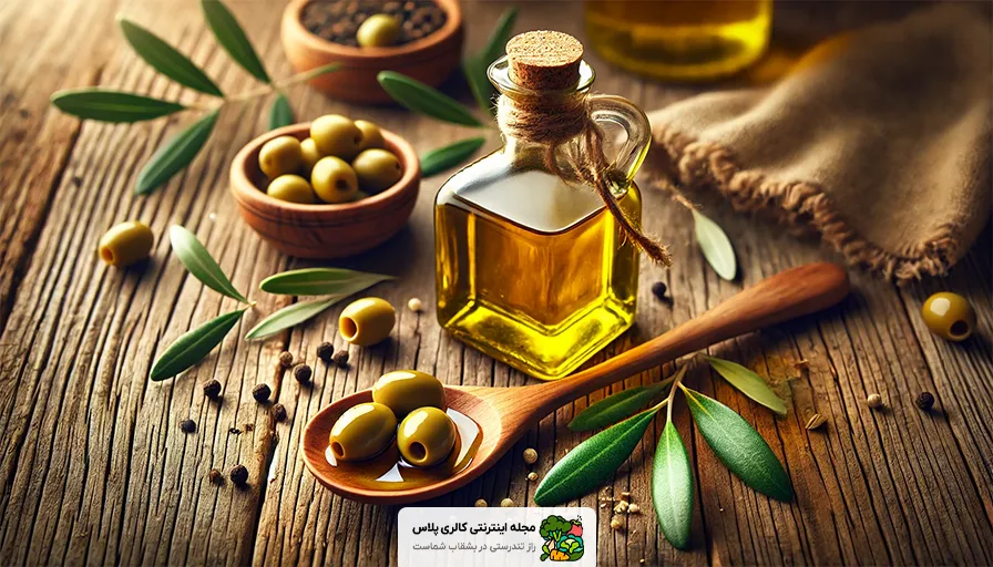 کالری روغن زیتون، ارزش غذایی و چربی یک قاشق روغن زیتون