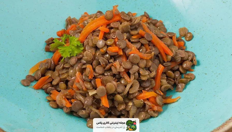 عدسی پخته